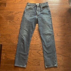 AGOLDE 90s Pinch Waist High Rise Straight leg Jeans size 26 in Portrait